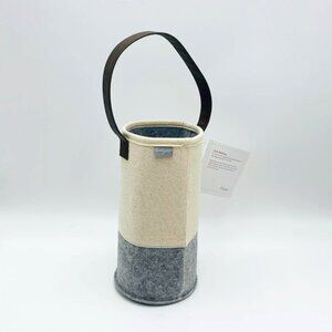 Thirty-One Felt and Canvas Wine gift bag/mini tote - New In Package